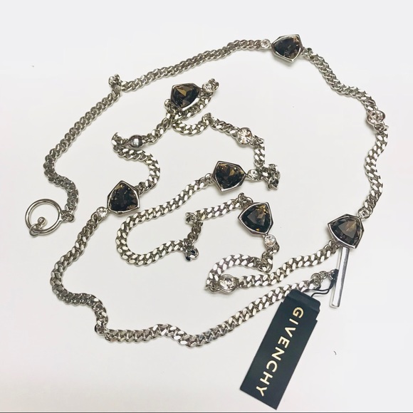 Givenchy Crystal/Chain Necklace - Picture 5 of 5